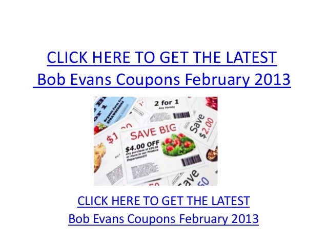 Bob Evans Discount coupons February 2013 - Printable Bob Evans photograph relating to Bob Evans Coupons Printable titled Bob Evans Discount coupons February 2013 - Printable Bob Evans